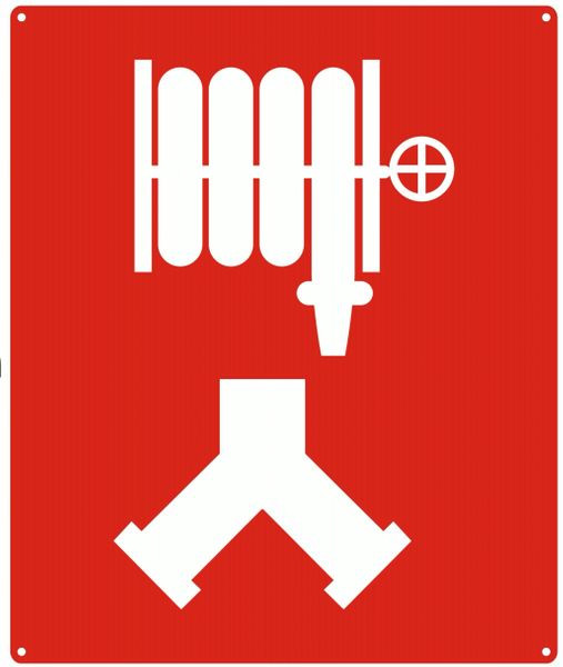 STANDPIPE SYMBOL CONNECTION SIGN
