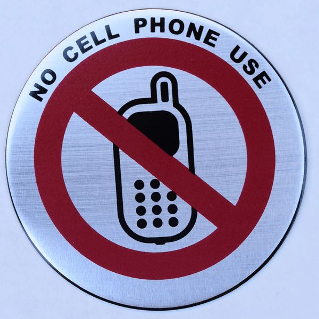 no-cell-phone-use-sign-round-circle-aluminum-sign-diameter for Free Printable No Cell Phone Sign NO CELL PHONE USE Sign (ROUND CIRCLE ALUMINUM Sign'' DIAMETER) for Free Printable No Cell Phone Sign