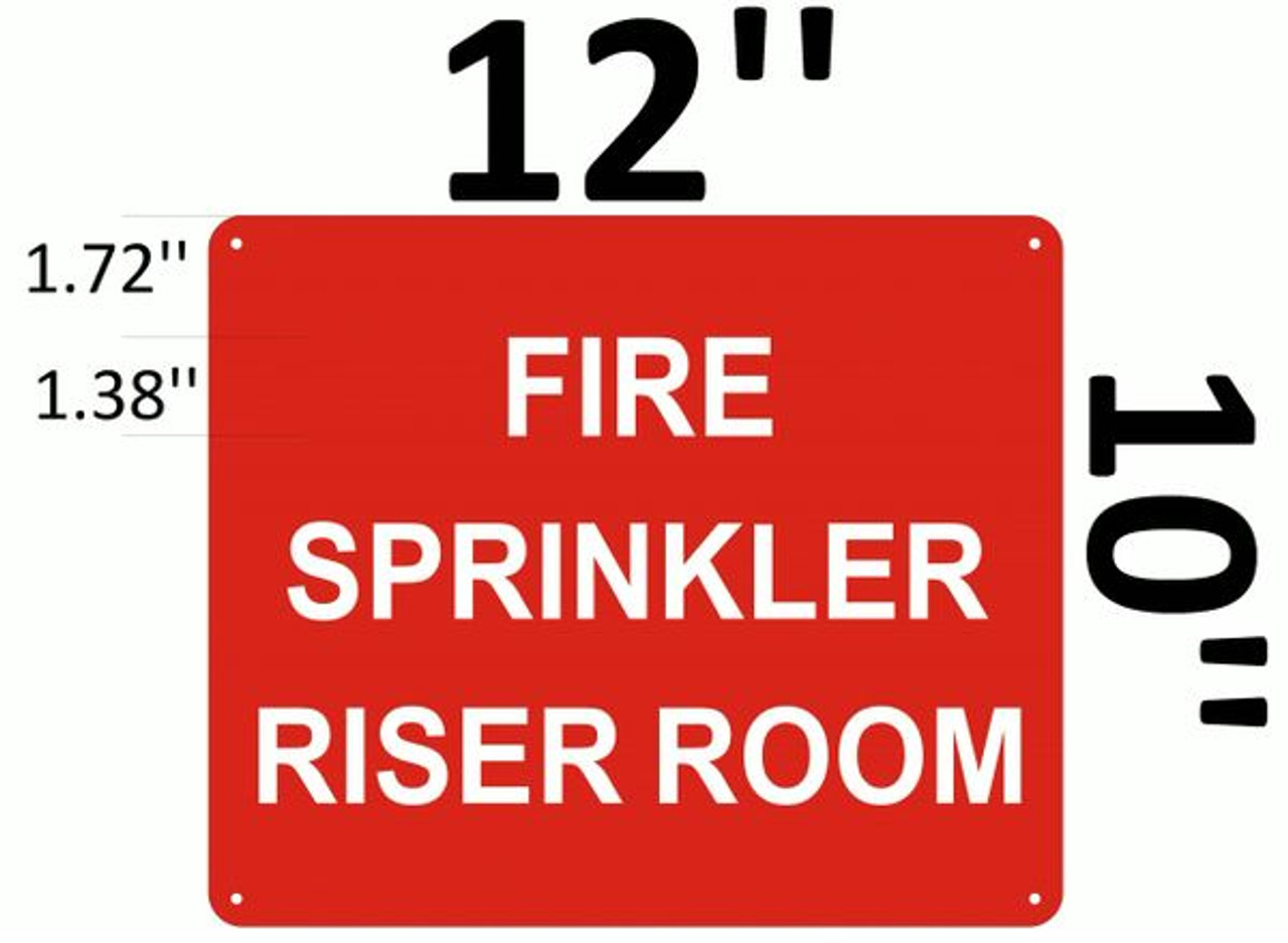 Dry Standpipe Sign Aluminum Signs 10x12 Aluminum Signs Business Signs Sign Materials