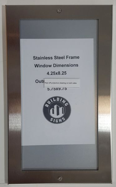 Building Directory Board- FRAME STAINLESS STEEL (Building Directory ...