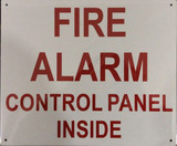 FIRE ALARM CONTROL PANEL INSIDE SIGN