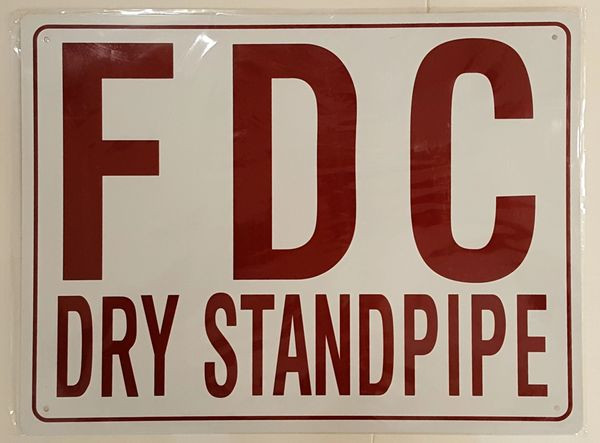 FDC DRY STANDPIPE Sign