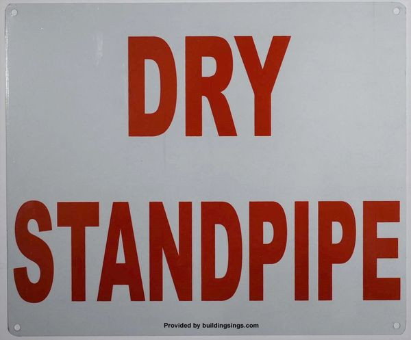 DRY STANDPIPE SIGN