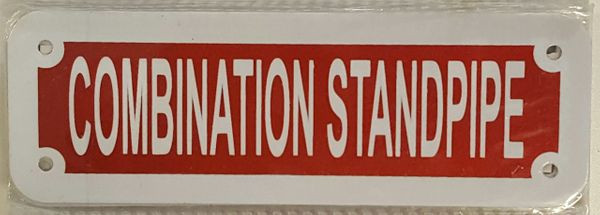 COMBINATION STANDPIPE SIGN