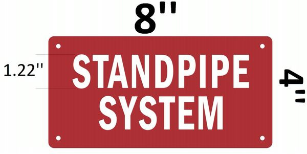 STANDPIPE SYSTEM SIGN