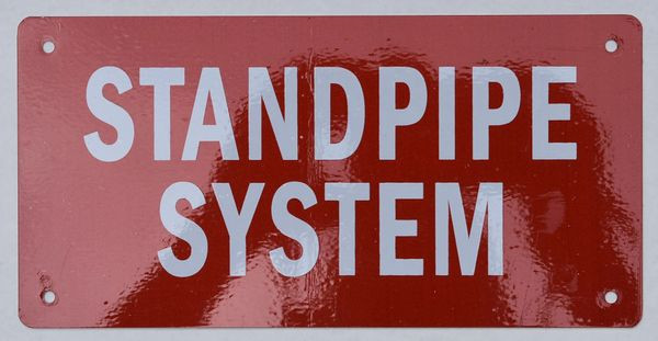 STANDPIPE SYSTEM SIGN