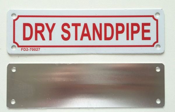 DRY STANDPIPE SIGN