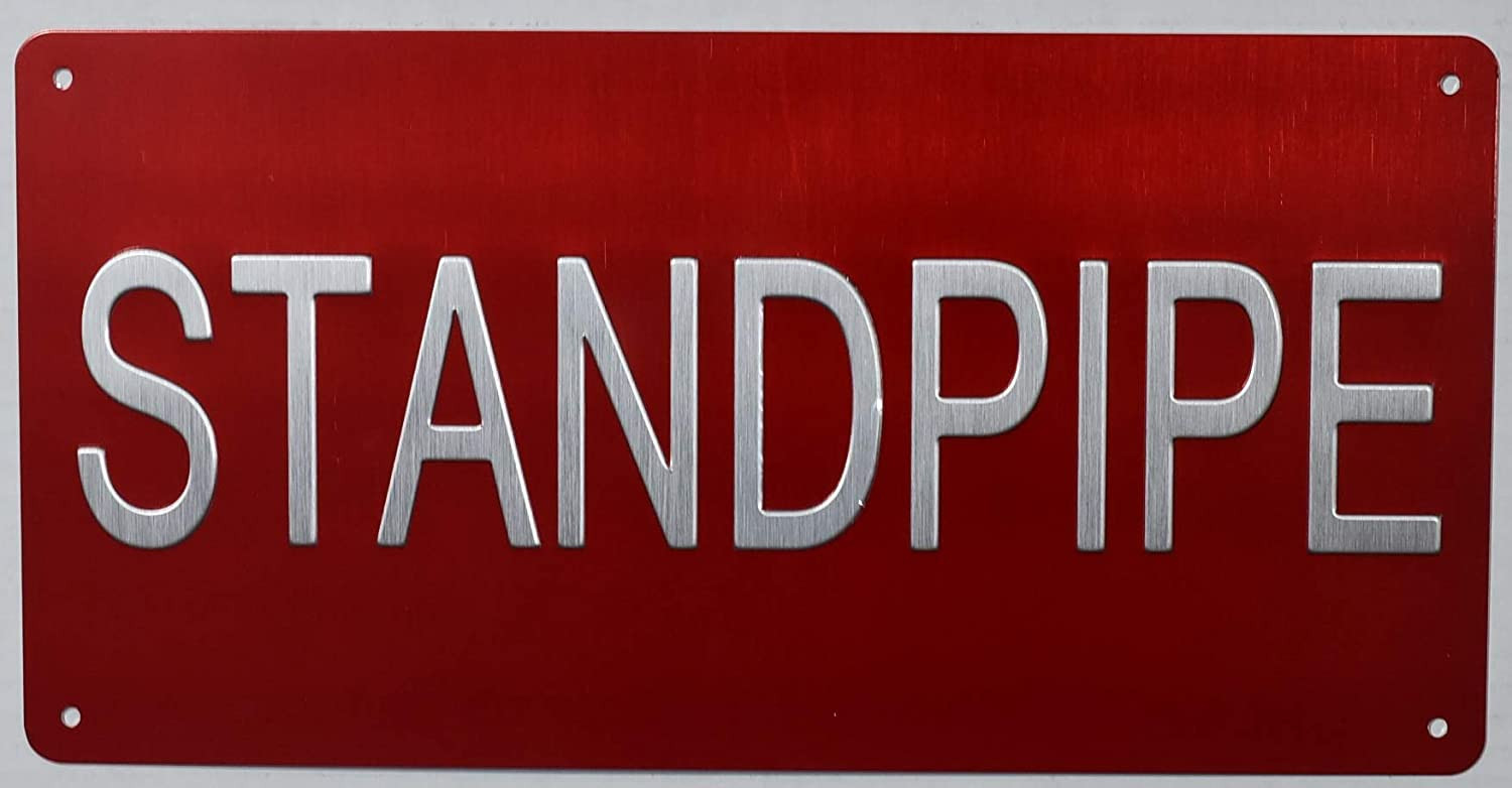 Standpipe Sign -Tactile Signs standpipe raised letter sign -The ...