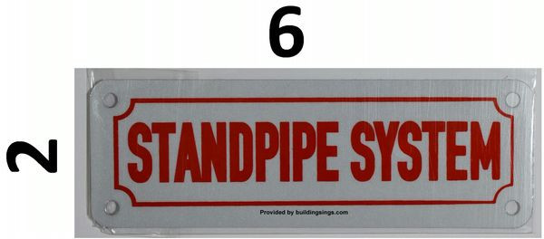 STANDPIPE SYSTEM SIGN