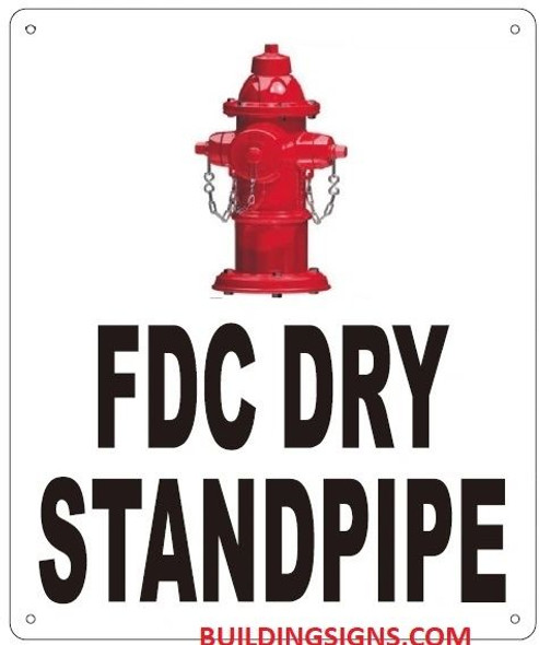 FDC DRY STANDPIPE Sign