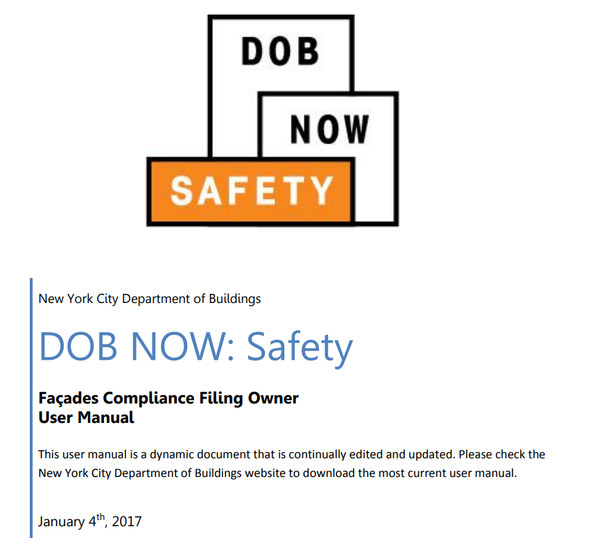 Façade & Local Law all you need to know  - LL11,RCNY 103-04, FAQs sheet (pdf file)