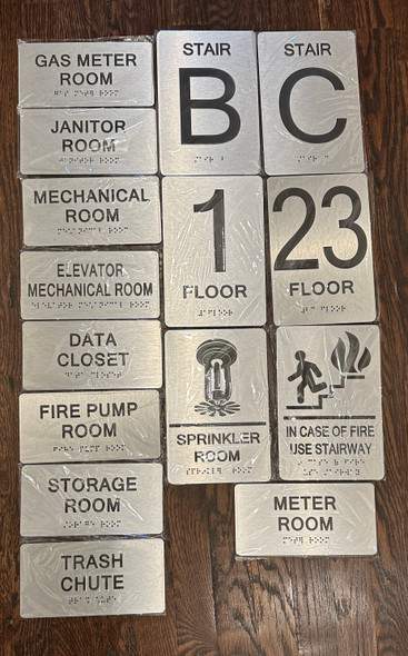 Get a Quote: high-quality signage solutions for new developments and renovated buildings in stock (PDF)