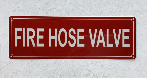 NYC FIRE HOSE VALVE SIGN