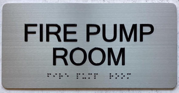 FIRE PUMP ROOM SIGN SIGN LETTERS