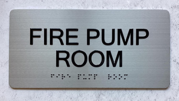 NYC FIRE PUMP ROOM SIGN SIGN LETTERS
