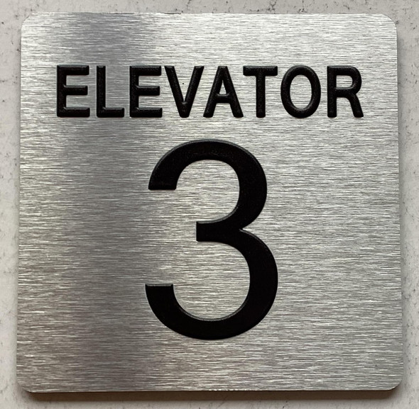 ELEVATOR NUMBER 3 THE PARK AVE LINE SIGN