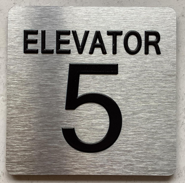 ELEVATOR NUMBER 5 THE PARK AVE LINE SIGN