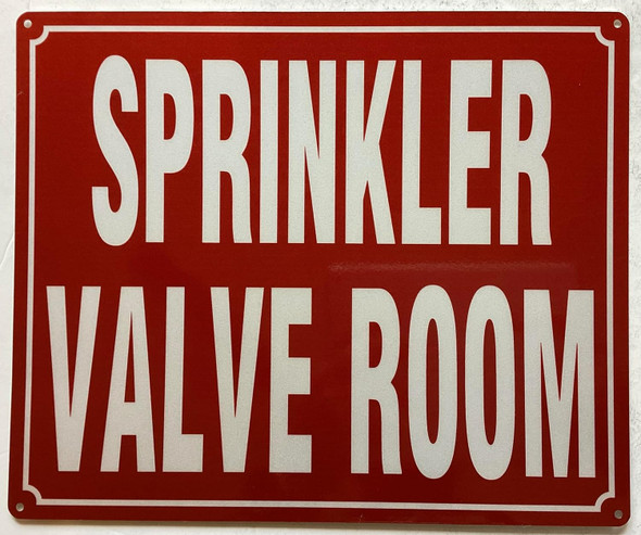 NYC SPRINKLER VALVE ROOM SIGN