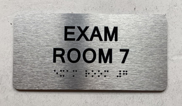 NYC EXAM ROOM SIGNS WITH RAISED LETTERS (EXAM ROOM 7)