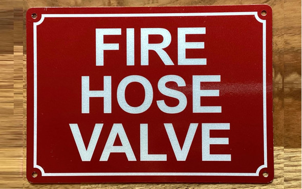 NYC FIRE HOSE VALVE SIGN