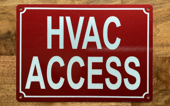 NYC HVAC ACCESS SIGN