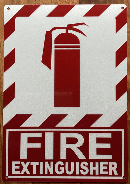 FIRE EXTINGUISHER WITH SYMBOL SIGN