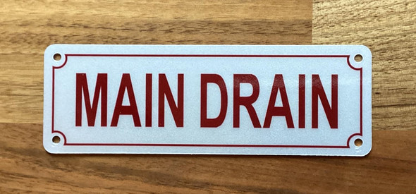 NYC MAIN DRAIN SIGN