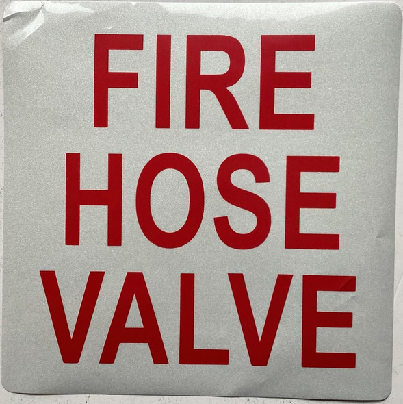 FIRE HOSE VALVE STICKER/DECAL