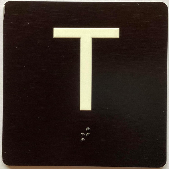 ELEVATOR FLOOR NUMBER THE LEXINGTON AVE LINE (T-TERRACE) SIGN