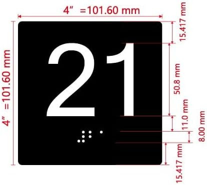 NYC ELEVATOR FLOOR NUMBER THE LEXINGTON AVE LINE (21TH FLOOR) SIGN