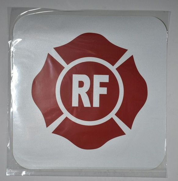 ROOF AND FLOOR TRUSS IDENTIFICATION SIGNAGE (STICKER ) WHITE