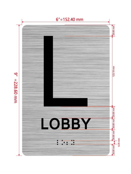 FLOOR L LOBBY Ada Sign