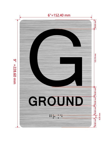 FLOOR G- GROUND Hpd Sign