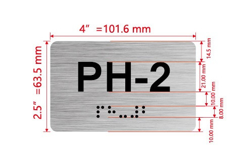 APT# PH-2 SILVER Hpd Sign
