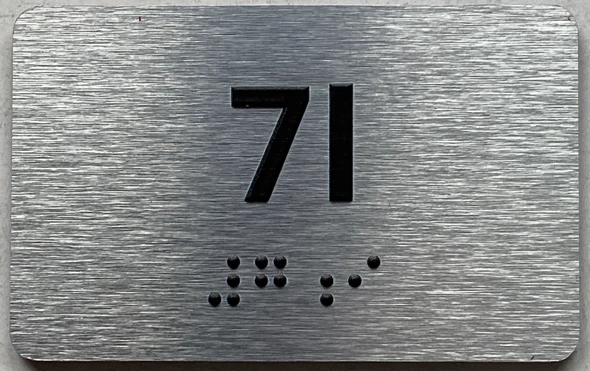 APT# 7I SILVER Sign