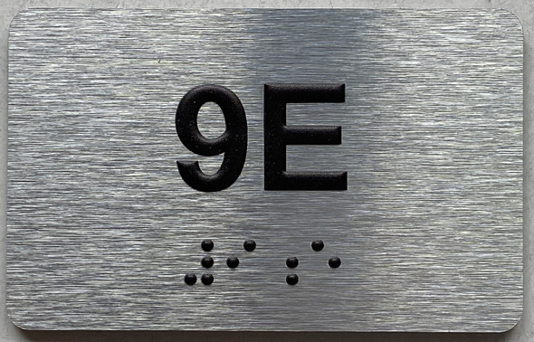 APT# 9E SILVER Sign