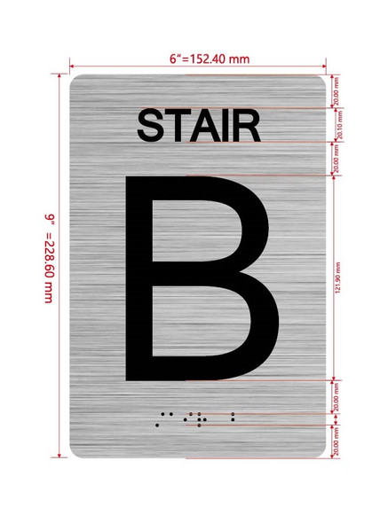 STAIR B Sign