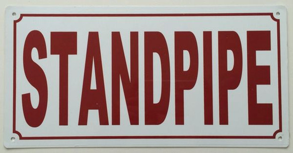 STANDPIPE Signage