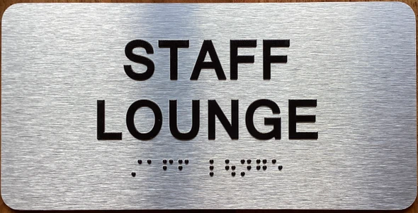 The Staff Lounge Sign