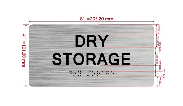 The Dry Storage Hpd Sign
