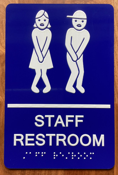 Staff Restroom Sign