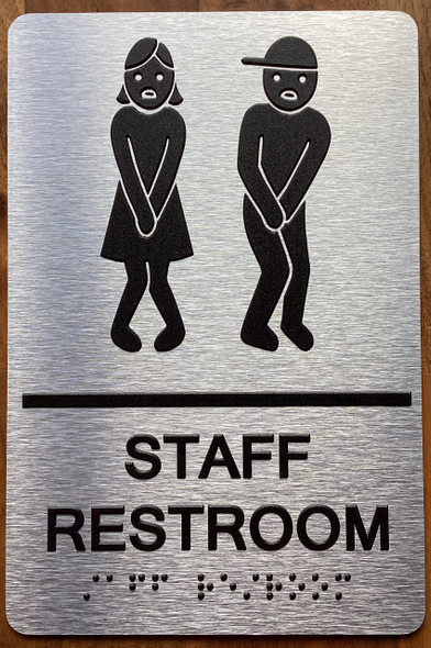Staff Restroom Sign