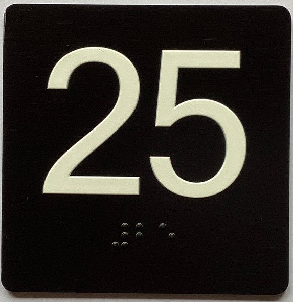 25 Sign with Raised Letters Sign