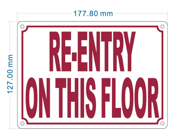 re-entry-on-this-floor-5x7-durable-aluminum-label.jpg