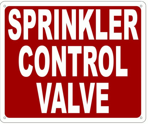 STANDPIPE CONTROL VALVE Sign