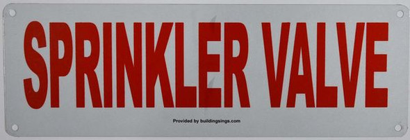 SPRINKLER VALVE Signage