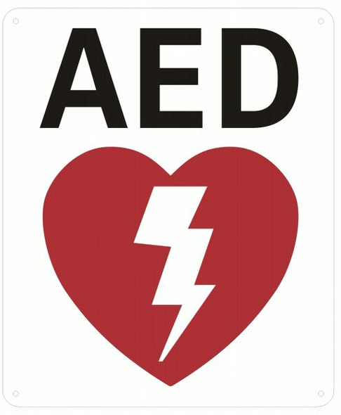 AED SIGN- AUTOMATED EXTERNAL DEFIBRILLATOR SIGN