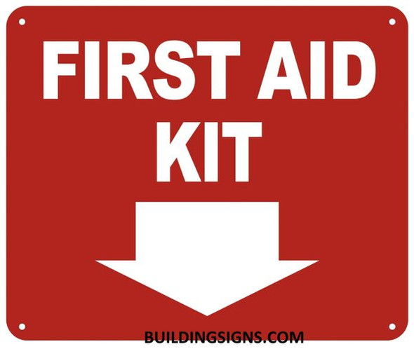 FIRST AID KIT SIGN- Reflective !!!