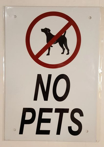 NO PETS Sign