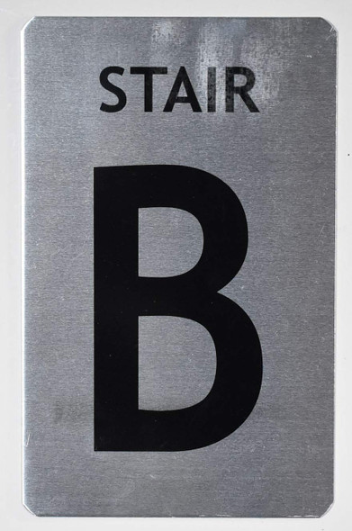 Stair B Sign